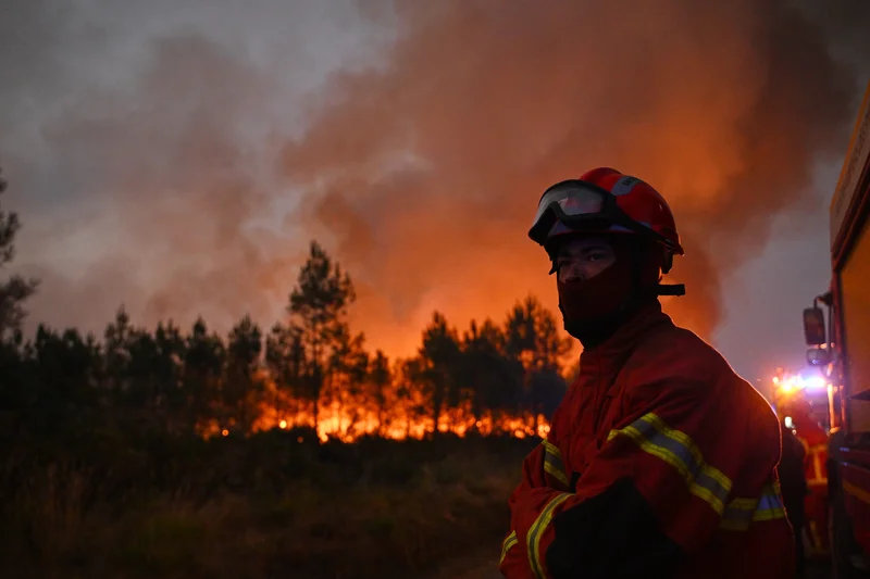France evacuates thousands as fires displace a third of a million in southwest Europe