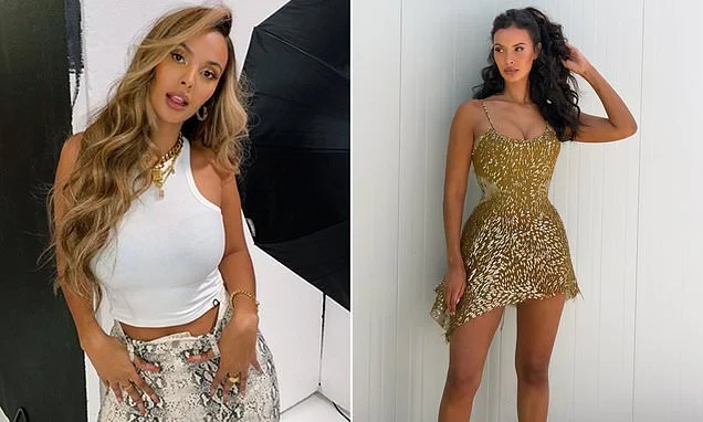 Love Island host Maya Jama debuts her new blonde hair as she swaps her brunette locks for honey highlights