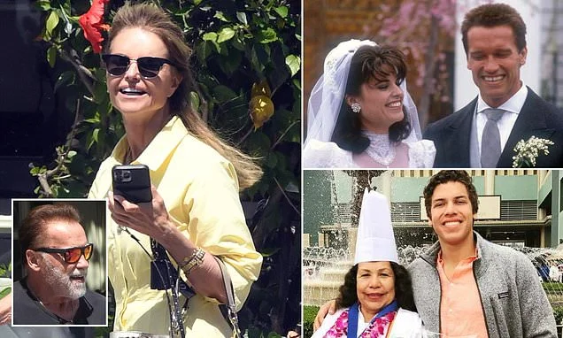A family affair! Maria Shriver reunites with Arnold Schwarzenegger for his 79th birthday… 15 years after cheating scandal imploded their marriage