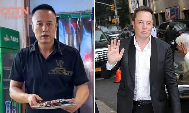 Chinese Elon Musk doppelganger is mobbed with fans over his likeness to Tesla tycoon