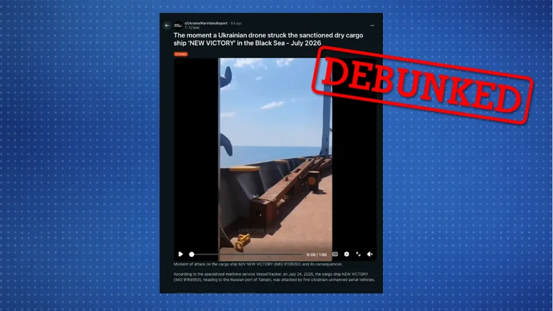 No, this video does not show a drone attack on ships in Egypt