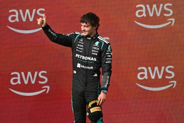 F1: Proud Kimi Antonelli salvages third as Mercedes limits damage