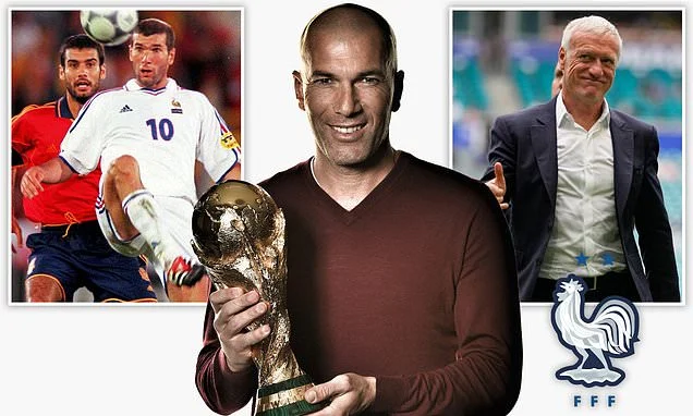 Zinedine Zidane is announced as France's new manager on a four-year-deal - as football icon succeeds former team-mate Didier Deschamps