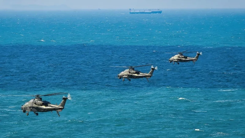 What a helicopter’s flight in the Taiwan Strait says about Beijing’s war plans