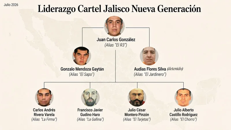 United States identifies the inner circle of R3, the new leader of the Jalisco New Generation Cartel