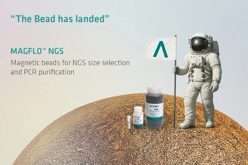 INTEGRA Biosciences expands availability of MAGFLO™ NGS magnetic beads for efficient NGS size selection and PCR clean-up