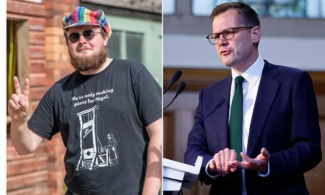 Reform's Robert Jenrick rages at 'two-tier policing' as no further action is taken over Nigel Farage 'guillotine' T-shirt row