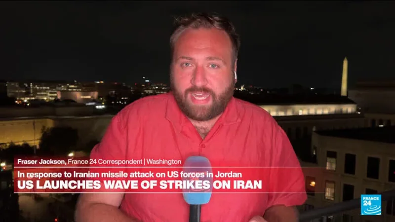 US launches wave of strikes on Iran in response to Tehran missile attack in Jordan