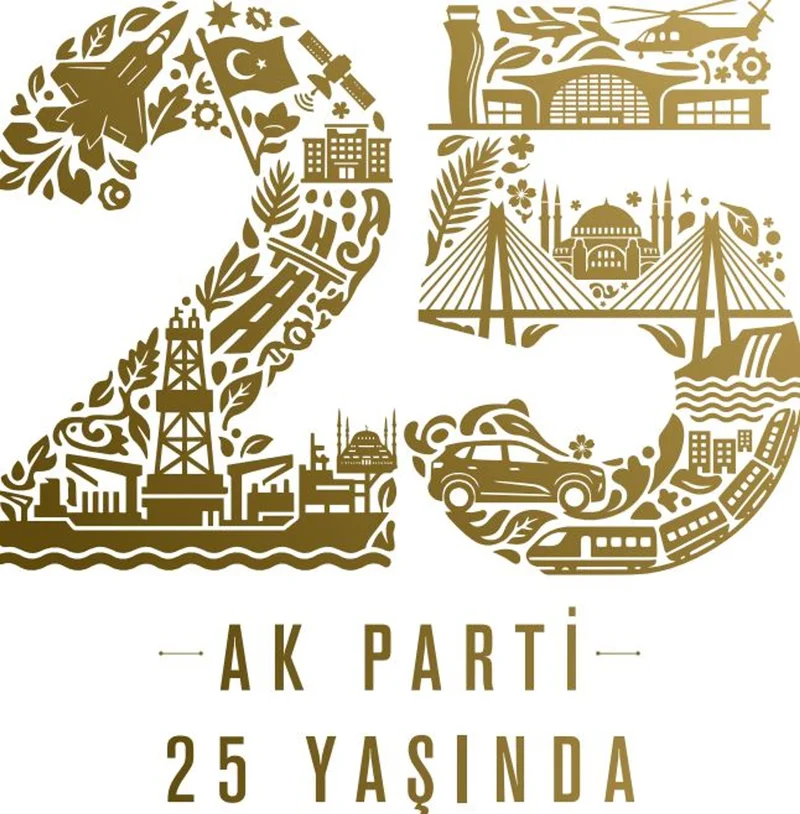 Türkiye’s AK Party unveils 25th anniversary logo of accomplishments