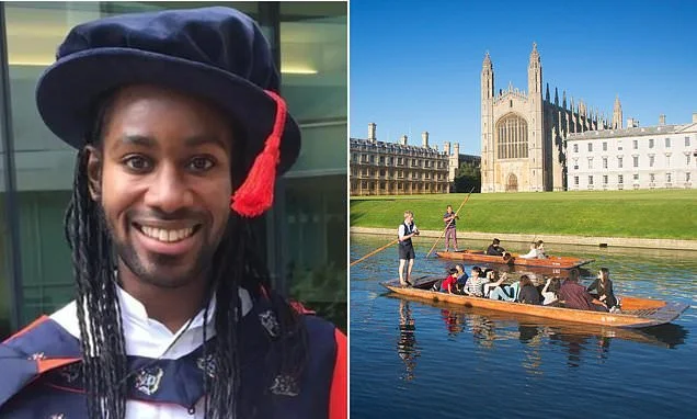 Plagiarism or jealousy? Youngest black professor in Cambridge history set to publish extraordinary life story - including how he couldn't speak, read or write during childhood - as he's now accused of copying others' work