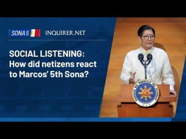 SOCIAL LISTENING: How did netizens react to Marcos’ fifth Sona?