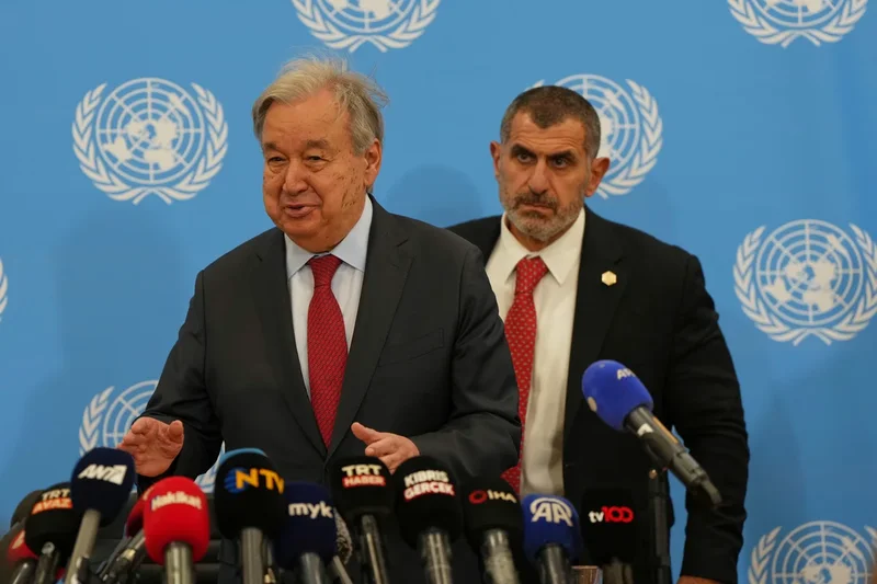 Cyprus' ethnic split must be resolved to stabilize a tumultuous region, UN chief says