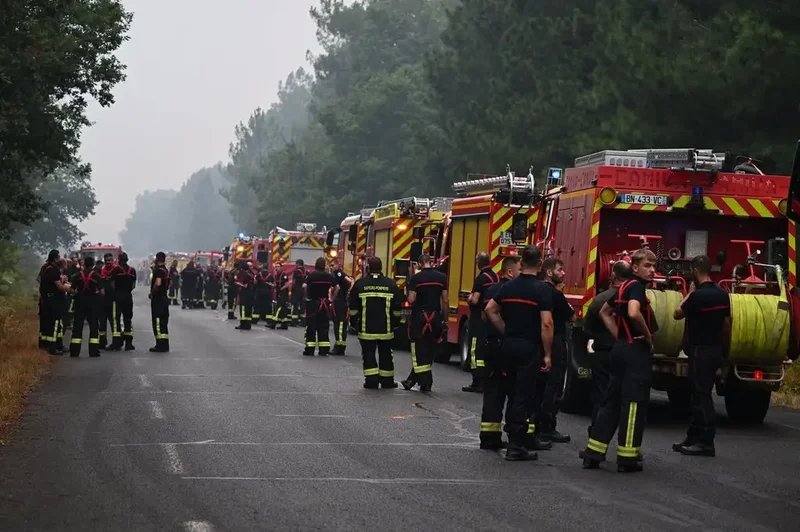 More than 250,000 people flee their homes in France and Spain as wildfires burn