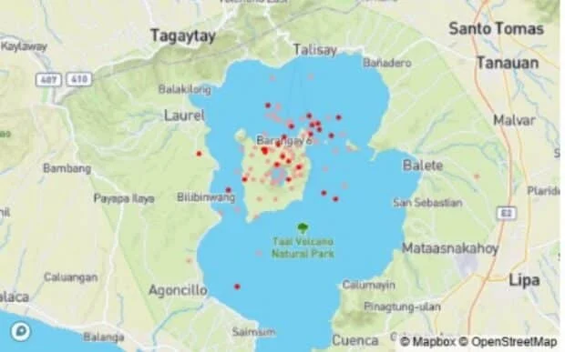 Phivolcs: Taal Volcano continues to be shaken by quakes