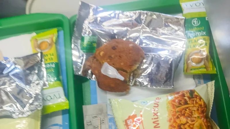 Adhesive gel pack found with food in Mysuru-Chennai Vande Bharat Express