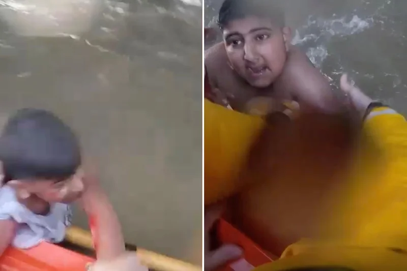 RNLI saves children from drowning after boys pulled under by powerful waves