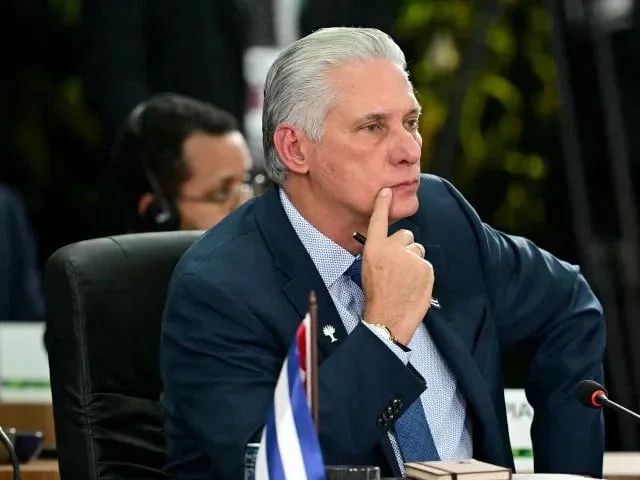 Cuban president accuses US of 'political genocide'