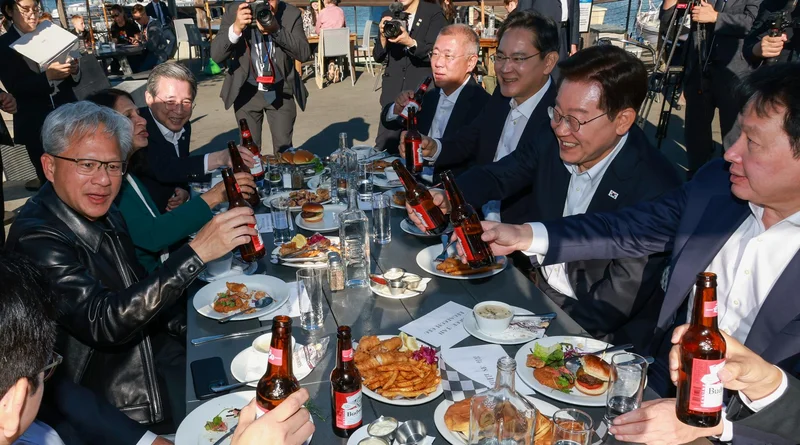 Lee meets OpenAI, Nvidia CEOs, calls for greater roles in S. Korea's AI investment projects