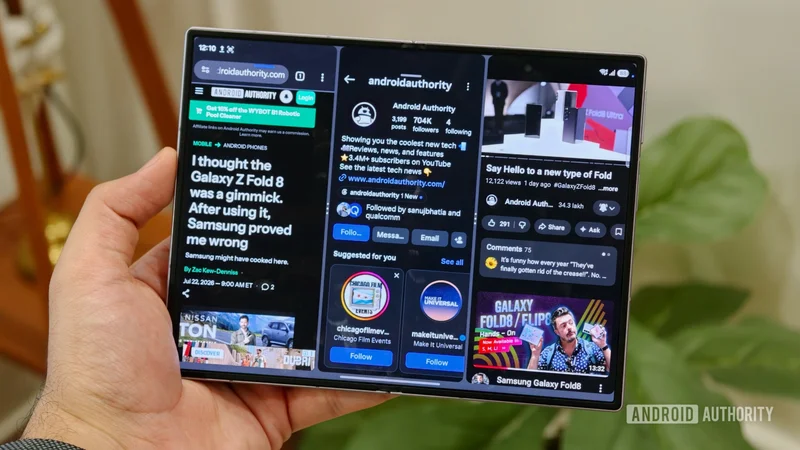 The Galaxy Z Fold 8 series borrows one of the best foldable multitasking ideas