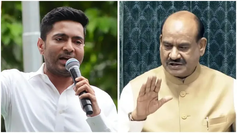 Abhishek meets Om Birla, seeks early decision on disqualification of 20 rebel MPs