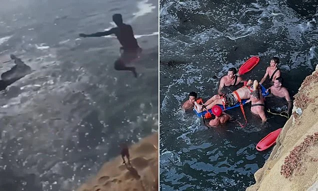 Boy, 17, shares nightmarish mobility injuries he suffered after jumping off notorious San Diego cliff and striking the side of it on way down