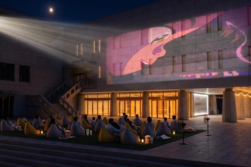 Seoul turns city landmarks into open-air movie theaters for summer nights