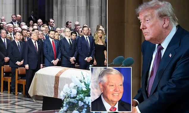 Trump immortalizes 'legend' Lindsey Graham as a man with a 'good and mighty heart' and bipartisan allure in rare emotional tribute