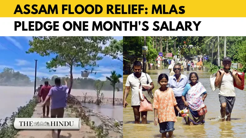 Watch: As Assam battles worst floods in 60 years, MLAs pledge salaries