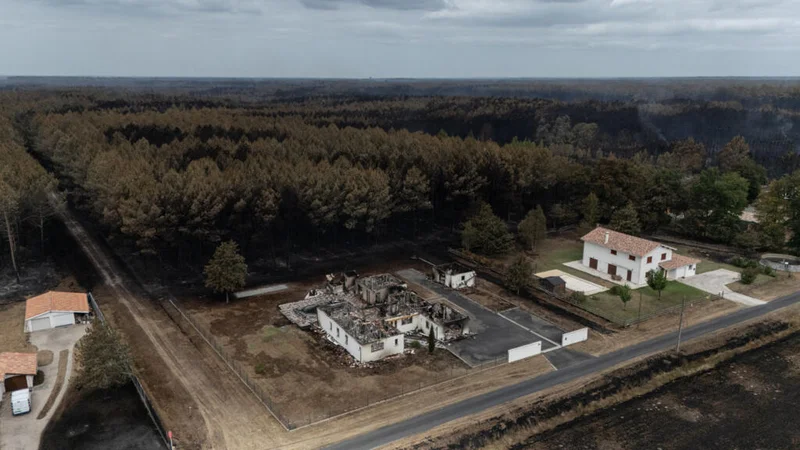 French police look to avoid burglaries in evacuated areas as firefighting continues