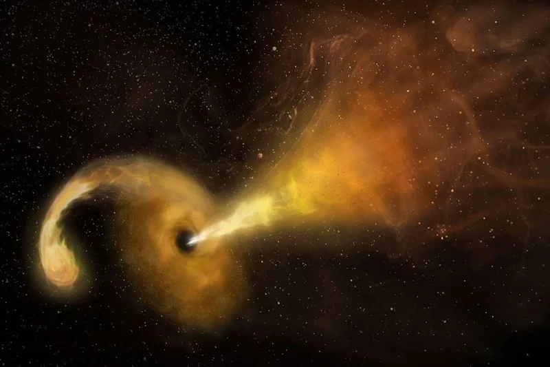Astronomers Spotted a Wandering Black Hole at the Edge of Its Galaxy. Then It Found a Snack