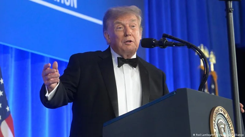 Trump addresses rescheduled White House Correspondents' Dinner