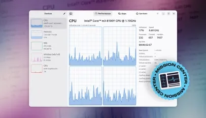 Mission Center (Linux system monitor) adds battery, power draw + more info