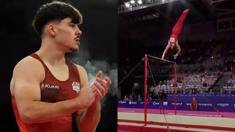 Watch: Gymnast Gabriel Langton suffers frightening head-first fall at CWG 2026