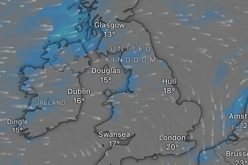Weather mapped: Where it will rain in the UK this weekend as droughts and heatwaves strike
