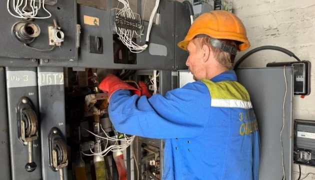 Transformer substation and power lines destroyed in Zaporizhzhia due to enemy shelling