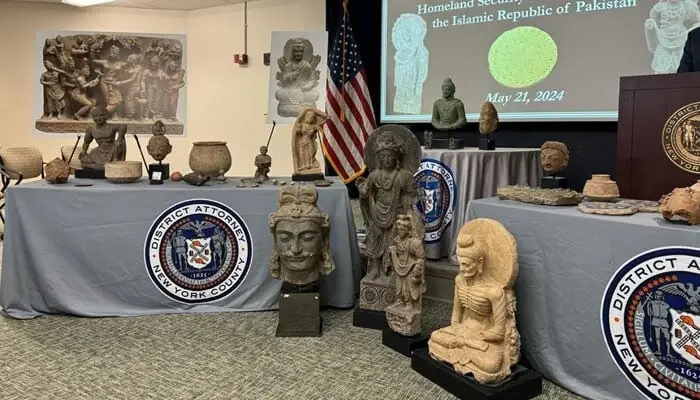 513 smuggled artefacts repatriated from US