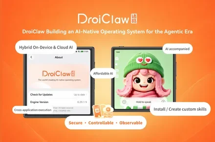 DroiClaw is Evolving Smart Devices from App-Based to AI-Native OS