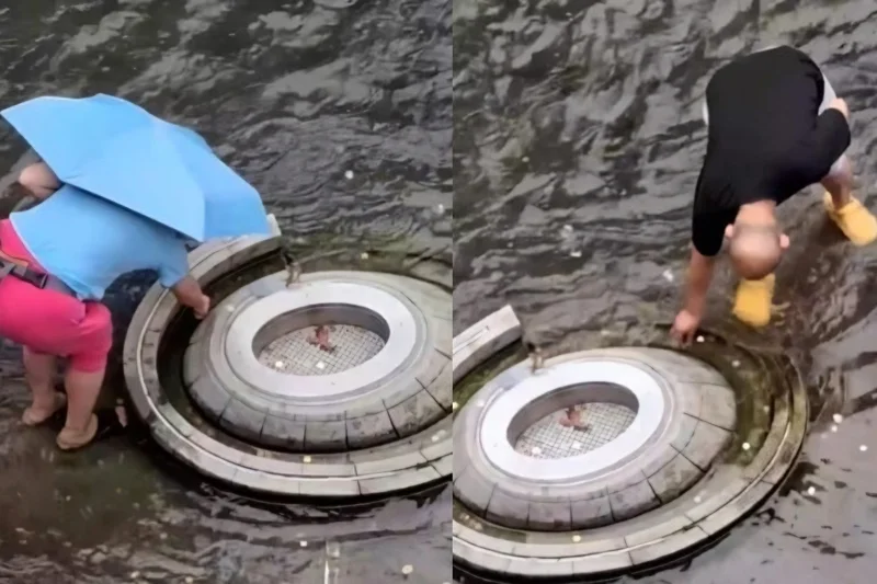 Pair pocketing wishing coins at Cheonggye Stream sparks public outrage, possible legal action