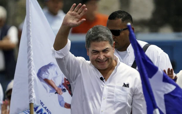 Honduran ex-president returns home after Trump pardon