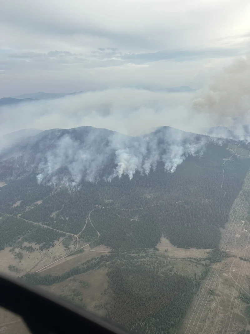 Evacuation order expanded in the areas of Clinton, Kelly Lake due to wildfire