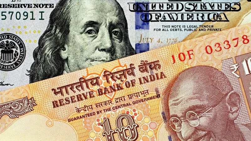 Rupee rises 15 paise to close at 95.35 against U.S. dollar