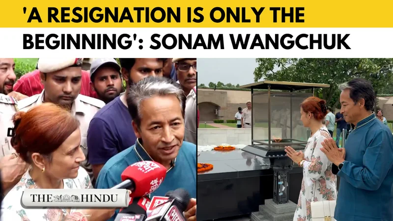 Watch: Sonam Wangchuk pays homage to Mahatma Gandhi at Rajghat