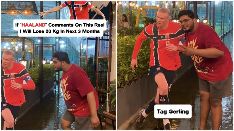 Mumbai man's 20 kg weight-loss challenge gets wholesome push from Erling Haaland