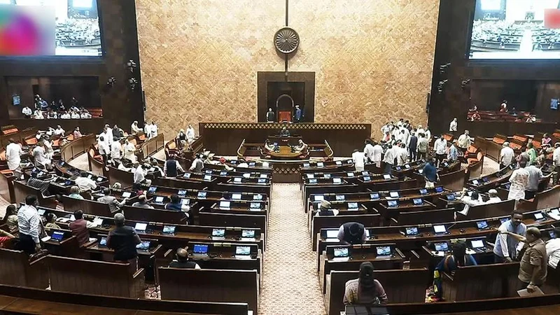 Disruptions continue in Rajya Sabha, House adjourned for seventh day