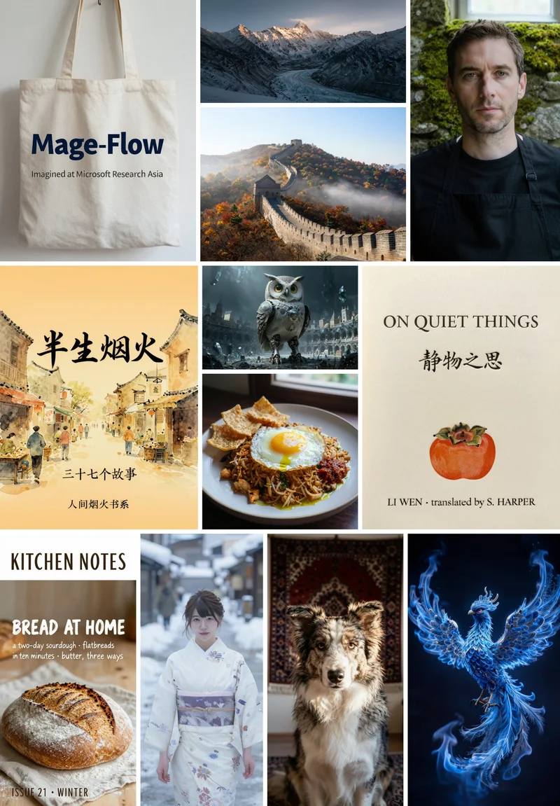 Mage-Flow-Edit-Turbo: Microsoft’s 4B Image Editing Model