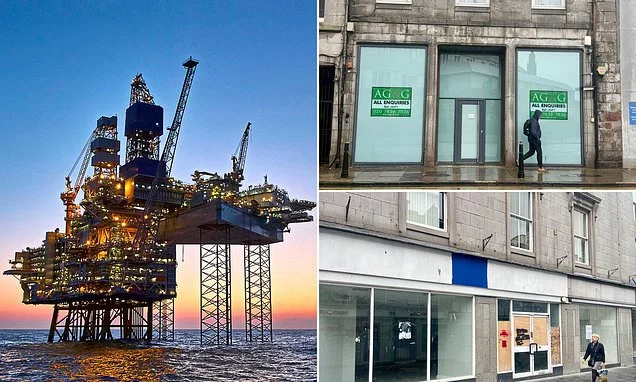 'Granite City' Aberdeen once boasted Britain's biggest concentration of millionaires...now the former boom town is being abandoned by BP in a fresh setback