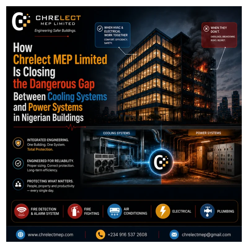 How Chrelect MEP Ltd is closing dangerous gap between cooling systems, power systems in Nigeria