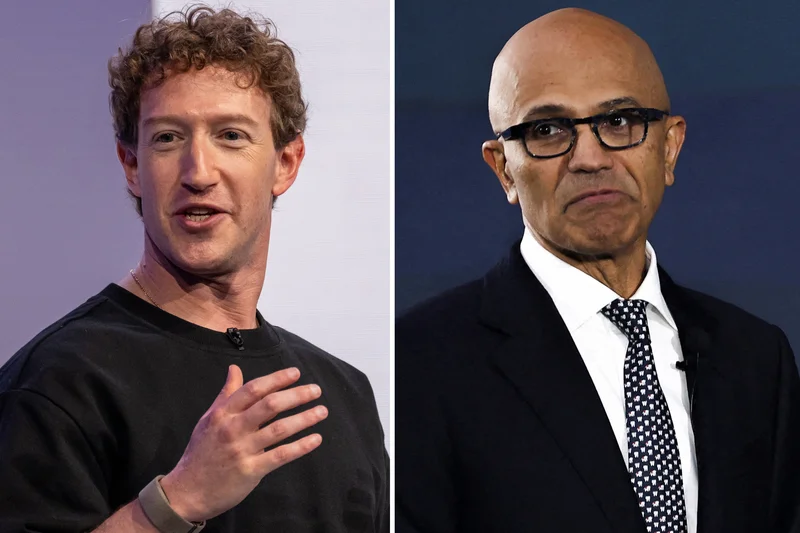 Meta tanks nearly 9%, Microsoft jumps 8% as the AI trade splits Big Tech