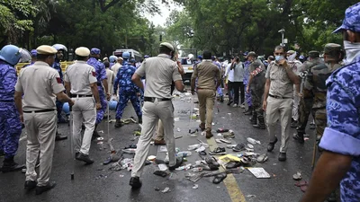 Police outnumbered, taken aback by number of protesters who reached Parliament’s doorstep