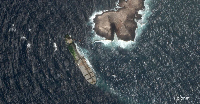 Oil spill from shadow fleet tanker spreading off Oman, satellite images show